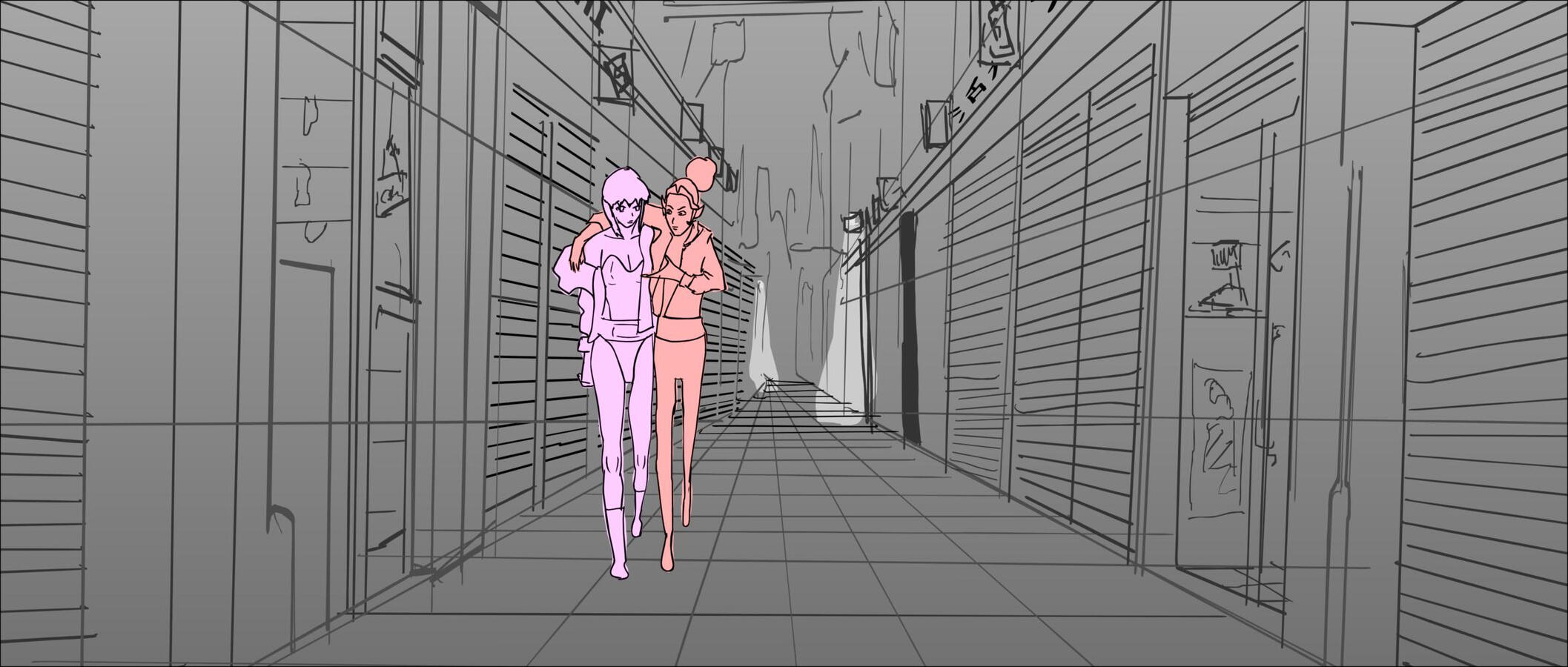 Surprised guests